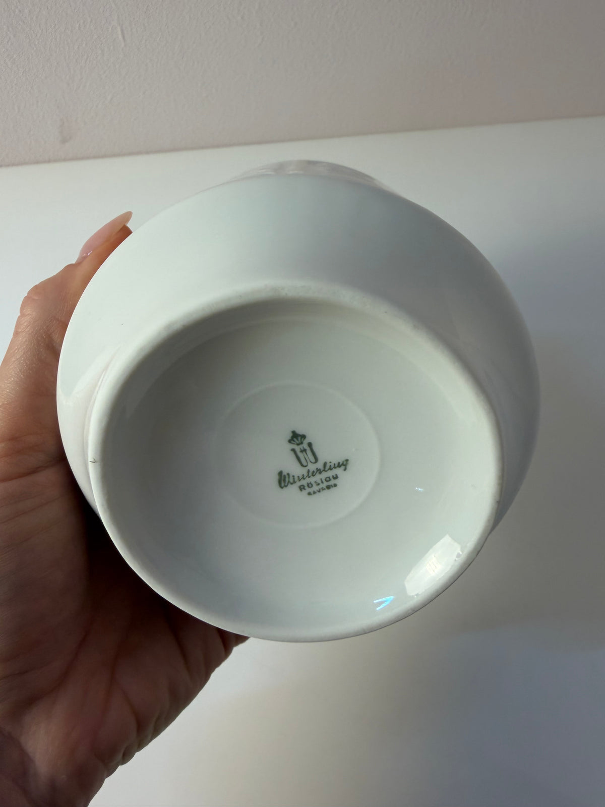 Vase weiß Porzellan von Winterling Bavaria