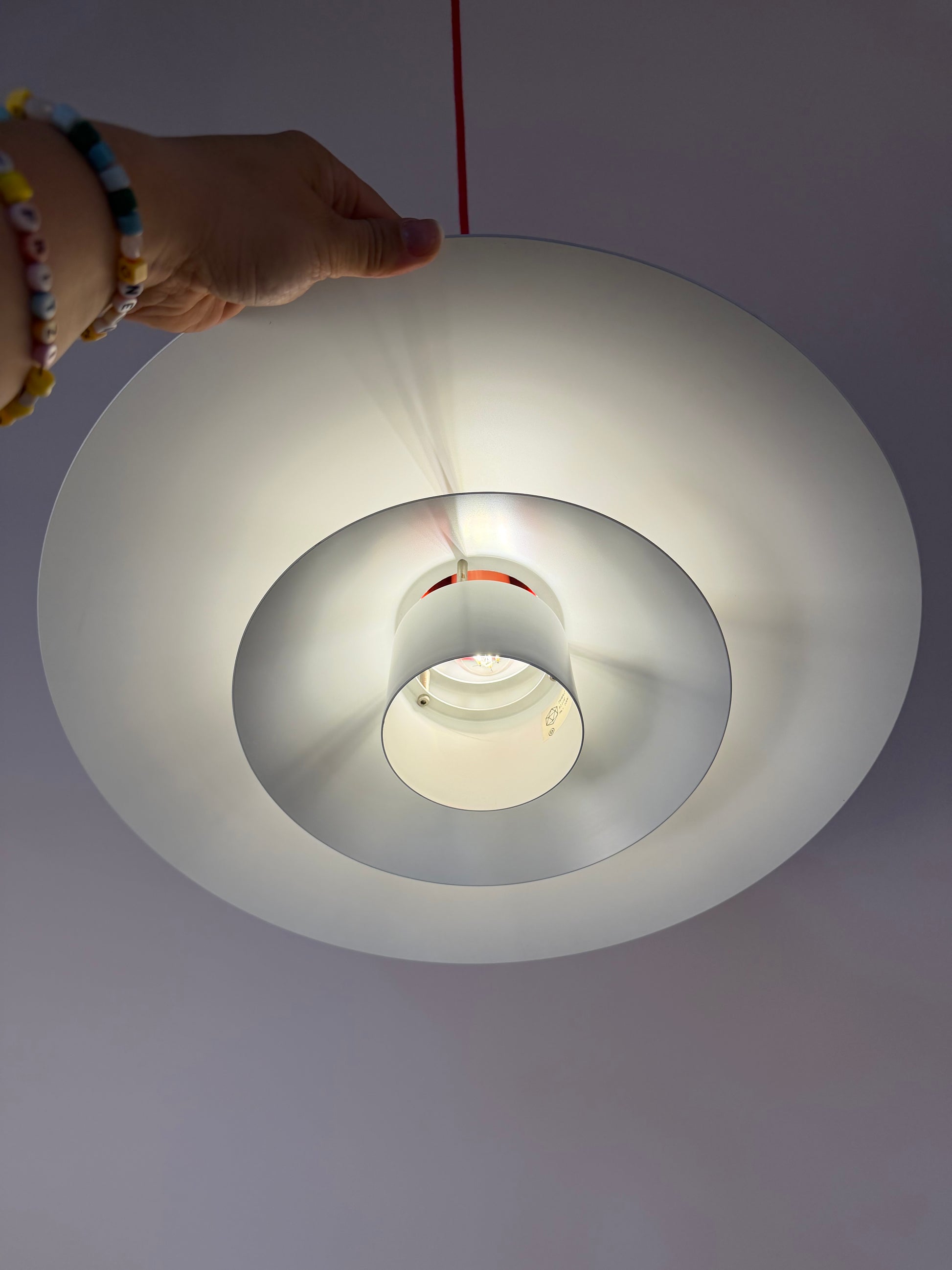 Lamellenlampe Trapez von Christian Hvidt für Nordisk Solar