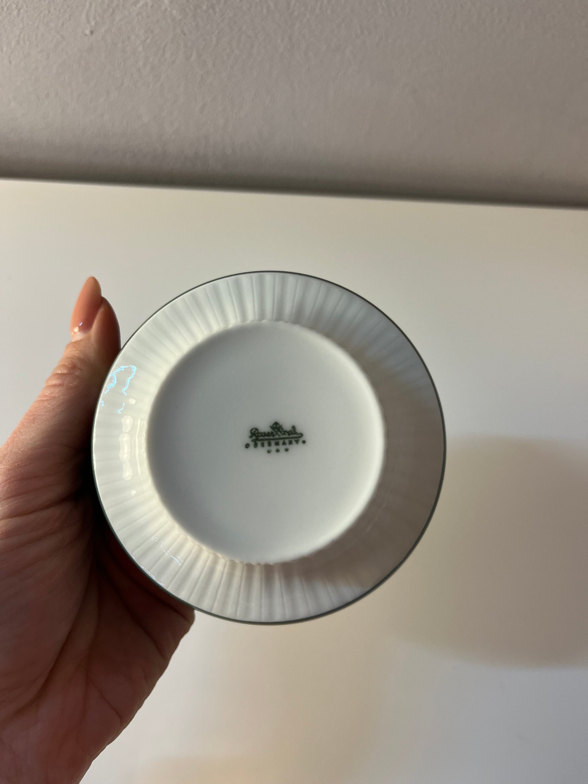 Set: Zucker & Milch Modulation Secunda grün von Tapio Wirkkala für Rosenthal