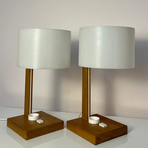 Schreibtischlampe weiß Eiche von Luxus Vittsjö