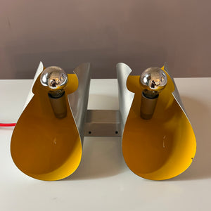 Wandlampe gelb silber von Massive