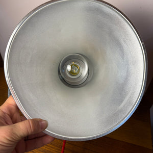 Klemmlampe silber aus Dänemark