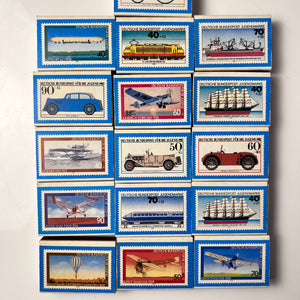 Set: Vintage Streichhölzer Deutsche Bundespost