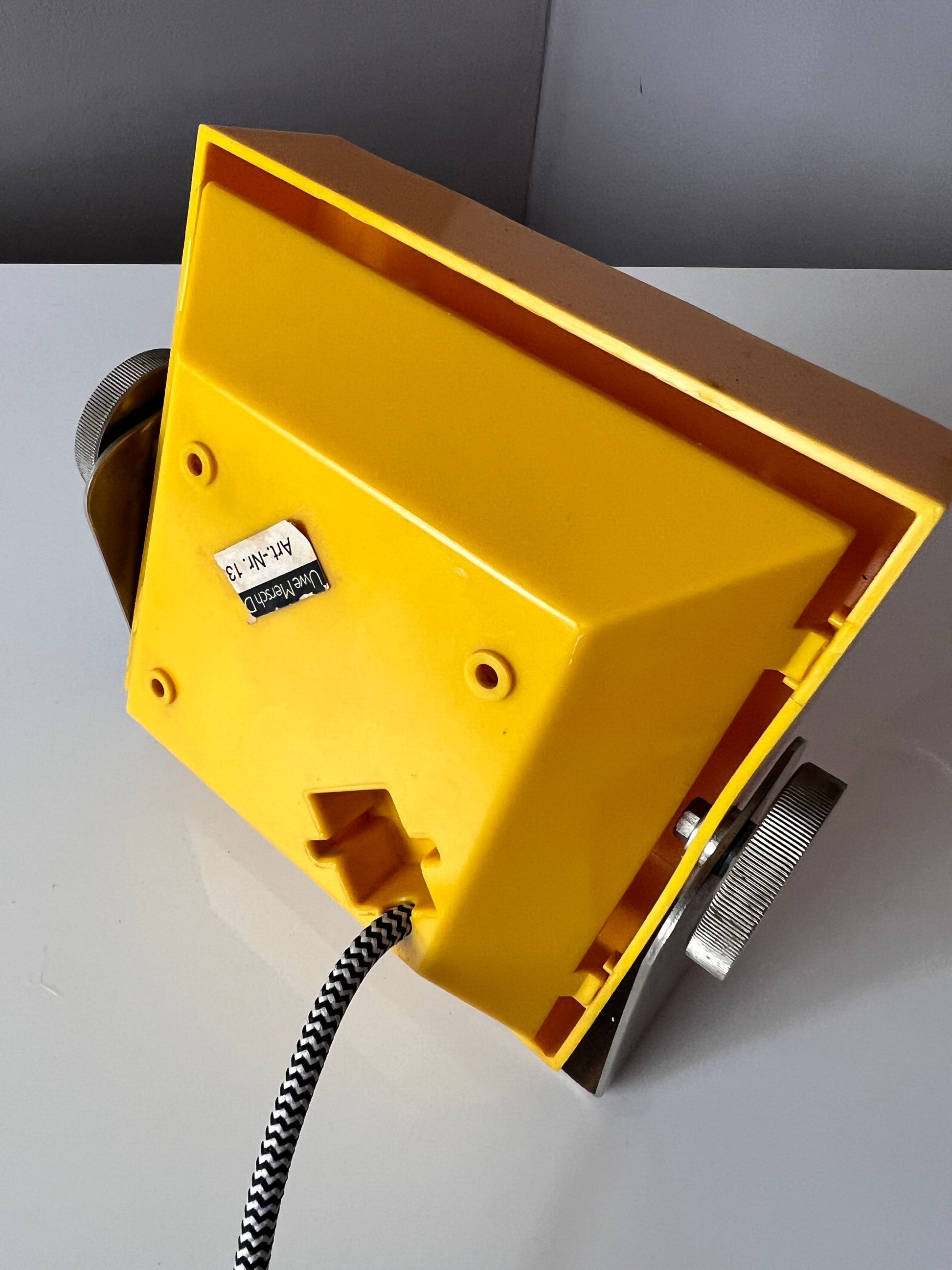 Tischlampe gelb von Uwe Mersch