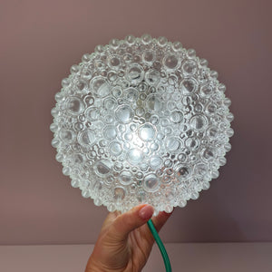 Wand-/ Deckenlampe Kristallglas mit schwarzem Sockel von STAFF