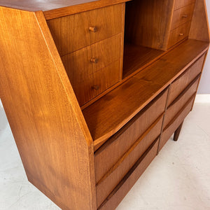 Kommode mit Arbeitsfläche Teak aus Dänemark