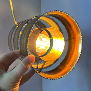 Brutalistische Kupfer Hängelampe von Svend Aage Holm Sørensen for Holm-Sørensen & Co