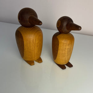 Set: kleiner & großer Pinguin Massivholz aus Dänemark