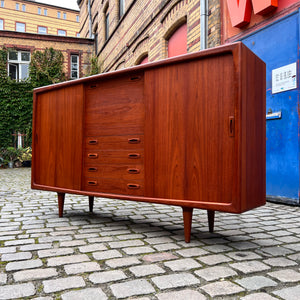 XXL Highboard Teak von H.P. Hansen aus Dänemark