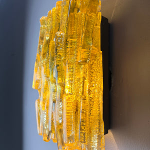 Wandlampe gelb von Claus Bolby für Cebo