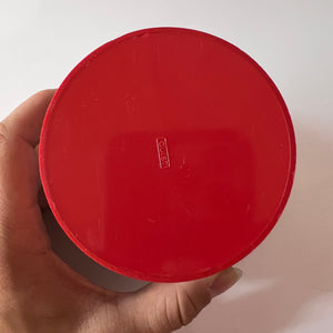 Kugelaschenbecher mit magnetischer Schale rot Chrom von Quist