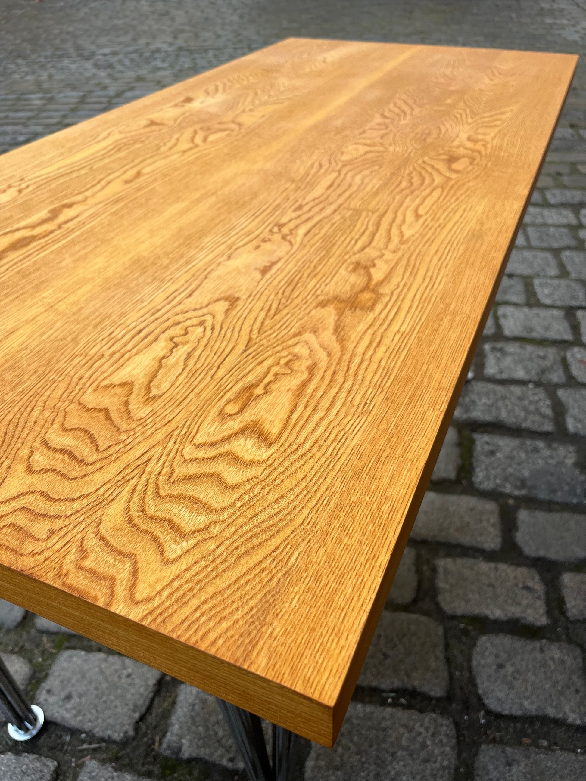 Klubtisch 602/V Esche von Franz Ehrlich für Hellerau UPCYCLING