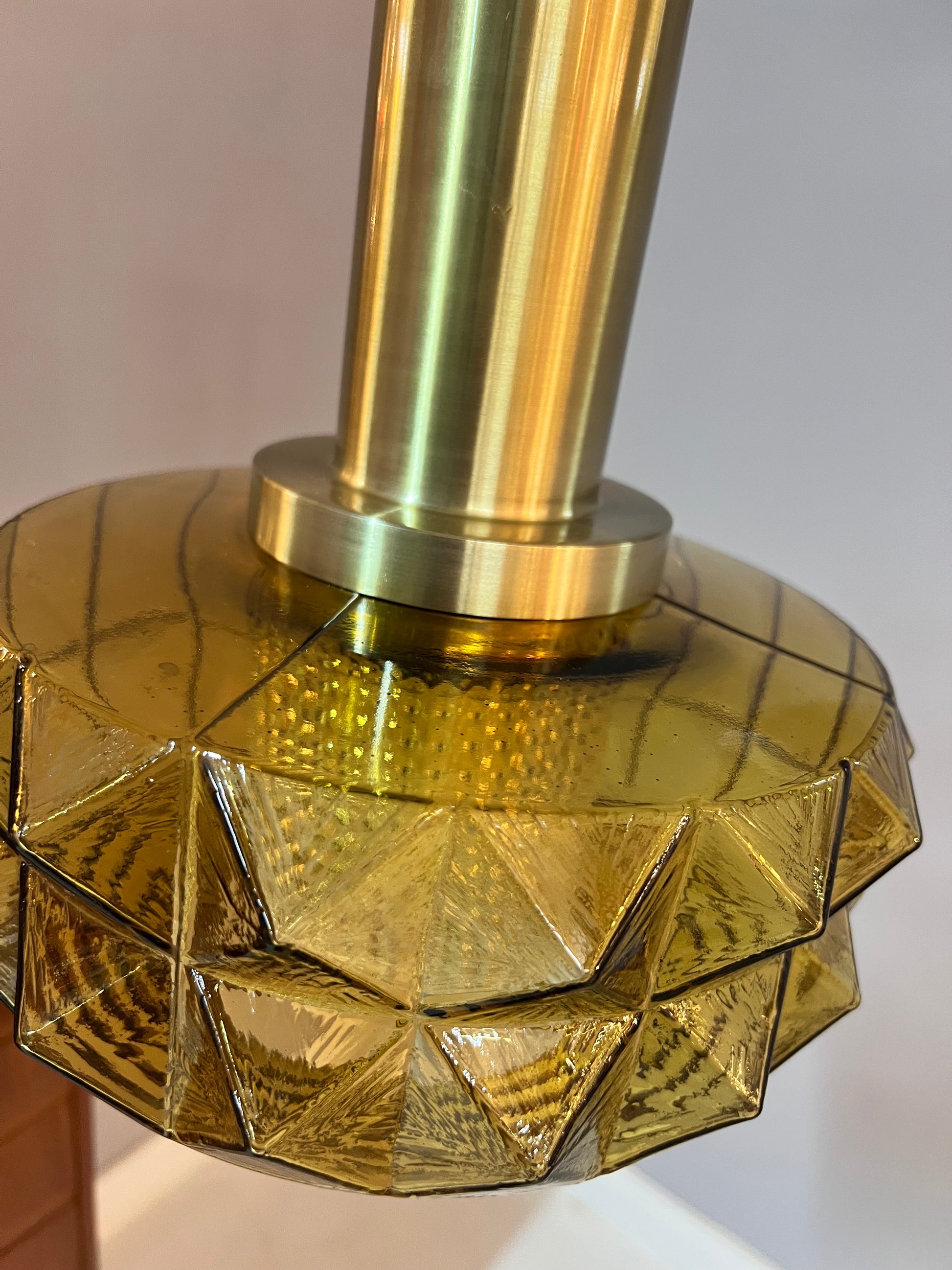 Hängelampe gold Glas von Vitrika