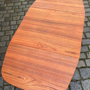 Esstisch Teak verlängerbar mit eingehängten Platten