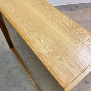 Vitrine Typ 430 Esche von Joachim Nebelung für Hellerau