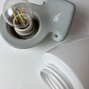 Wandlampe Modell 6030 grau von Sigvard Bernadotte für Ifö