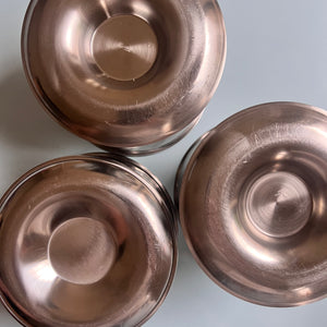 Set: 3x Eisbecher Stainless Steel aus Dänemark