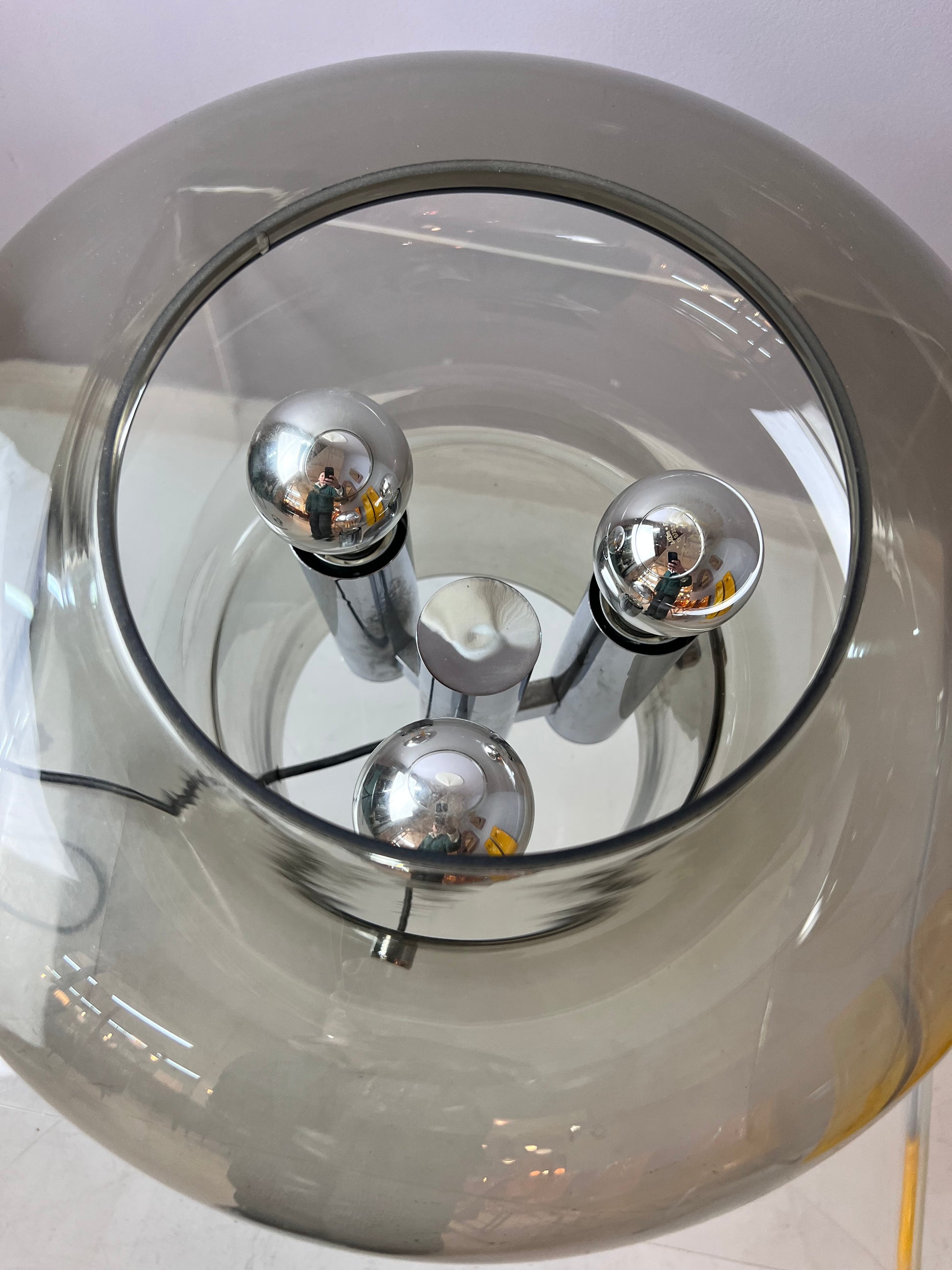 Große Tischlampe von Leclair & Schäfer