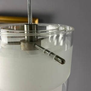 Lamellenlampe Eiszapfen weiß Glas von Markslöjd Sweden