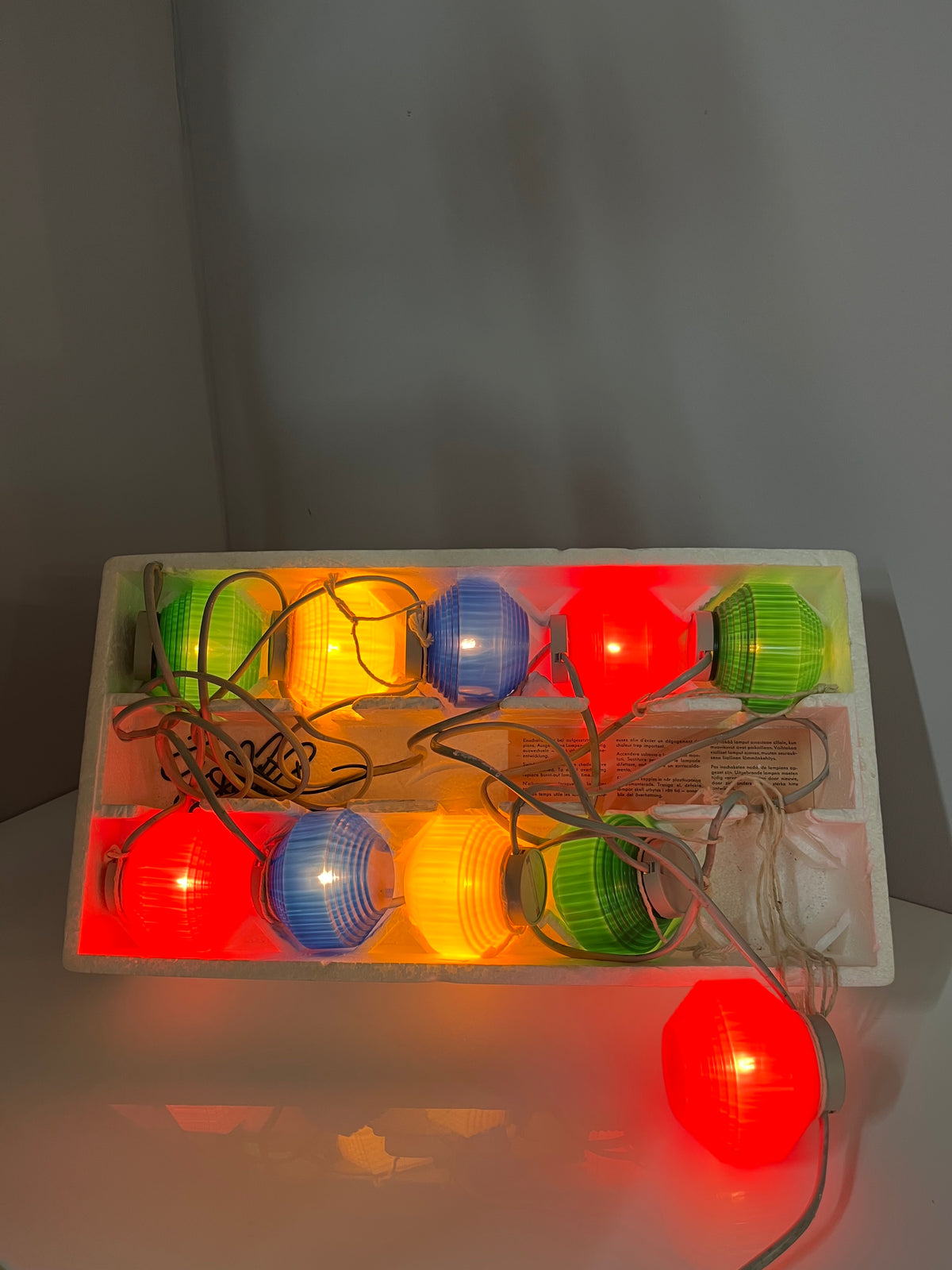 Bunte Lichterkette Happylux Bella von Osram in Originalverpackung – Frau Wunderwald