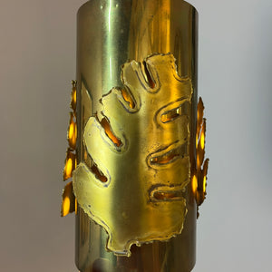 Hängelmape mit Messing Blättern von Svend Aage Holm Sørensen