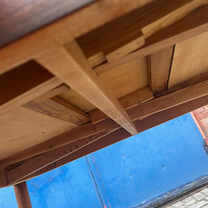 Esstisch Teak & Eiche ausziehbar aus Dänemark