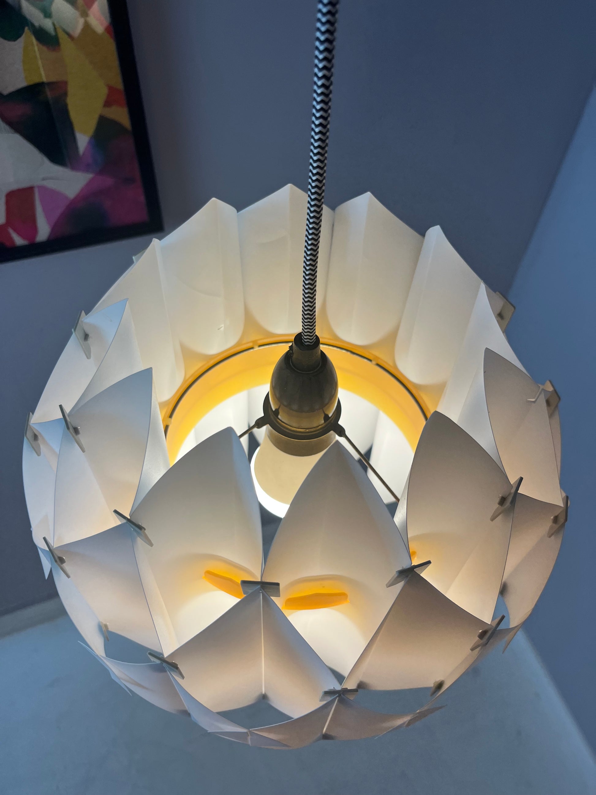 Hängelampe Butterfly weiß von Lars Schiøler für Hoyrup Light