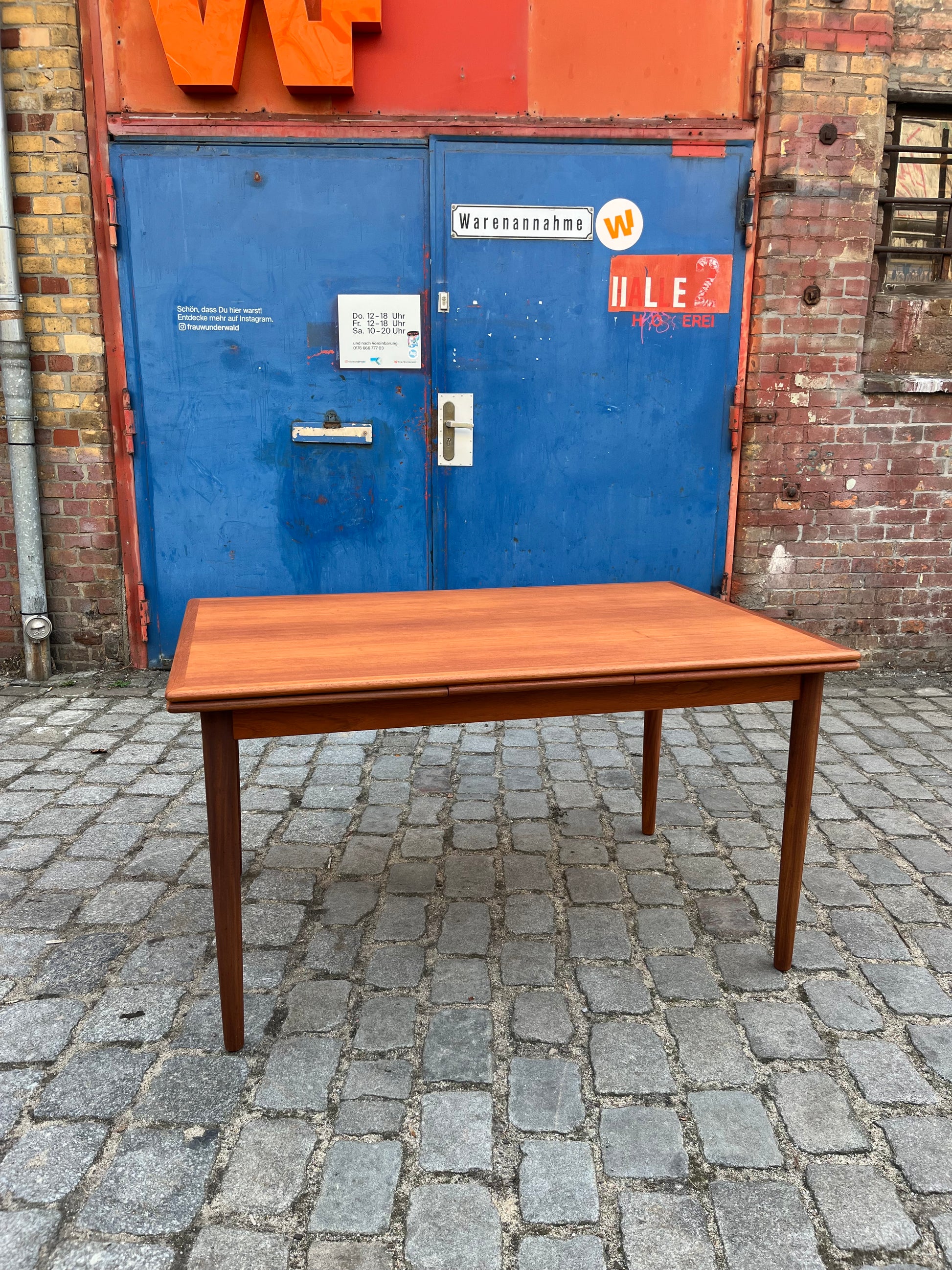 Ausziehbarer Esstisch Teak von Rosenstrup Møbelfabrik
