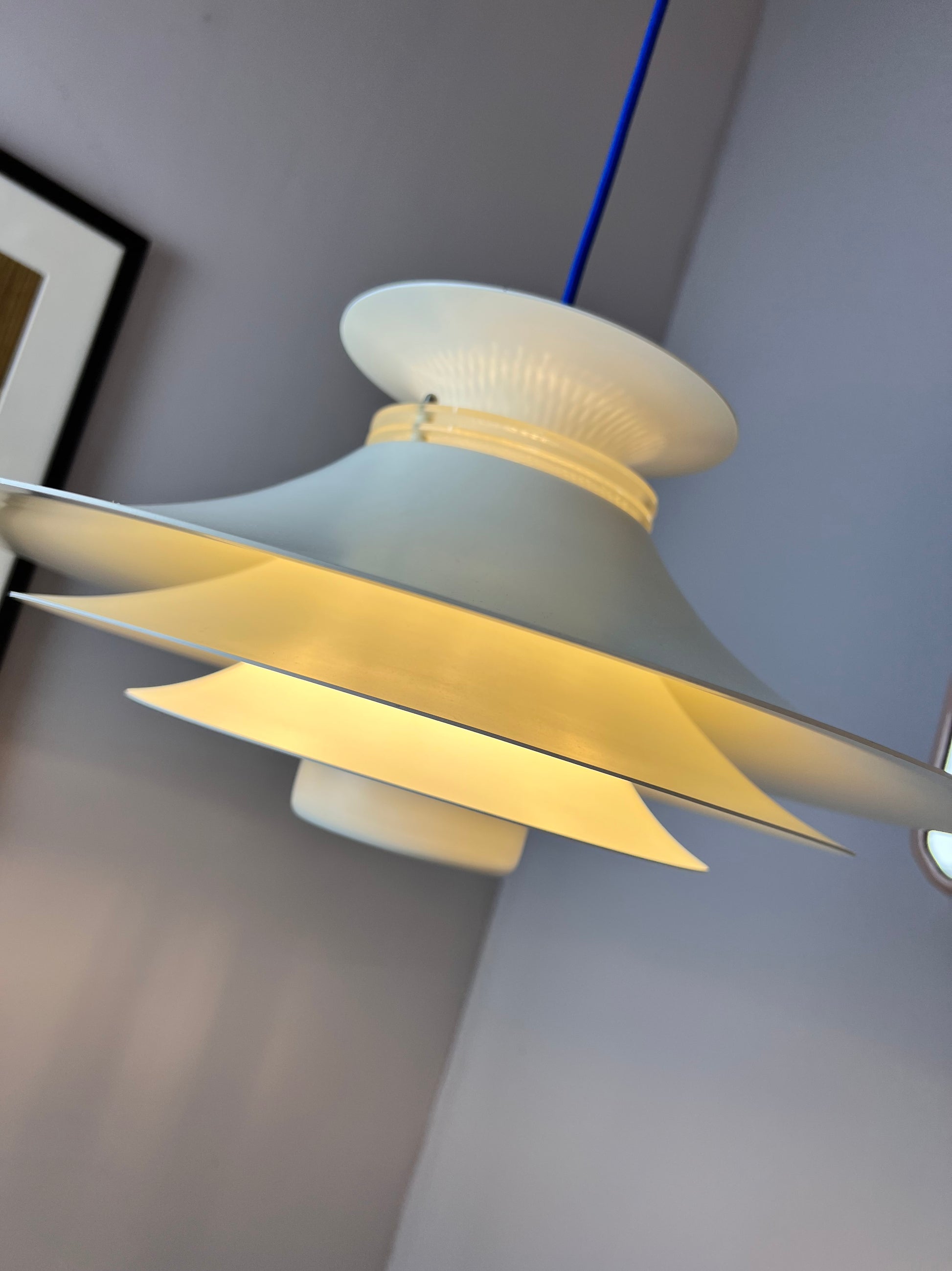 Lamellenlampe weiß von Jeka