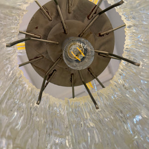 Kronleuchter Eisglas Acryl von VEB Narva