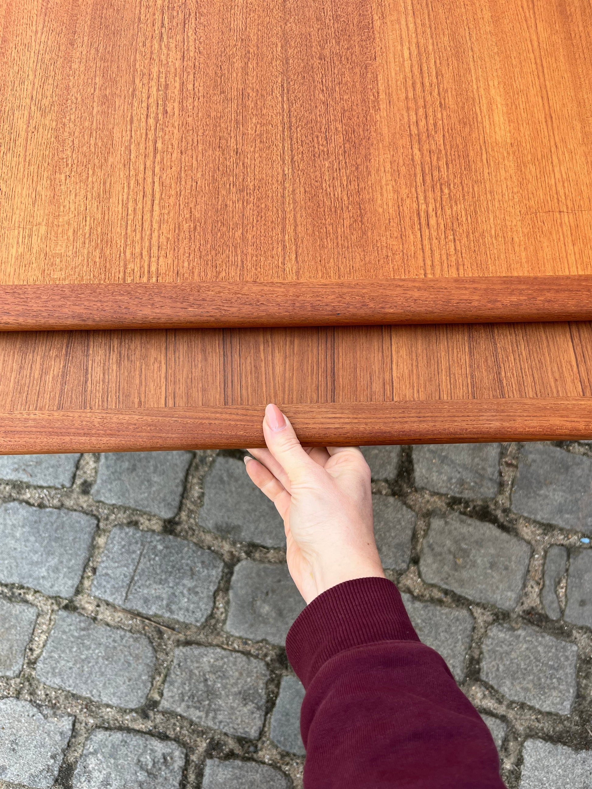 Ausziehbarer Esstisch Teak von Rosenstrup Møbelfabrik