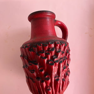Vase 7587-25 rot von Carstens Keramik