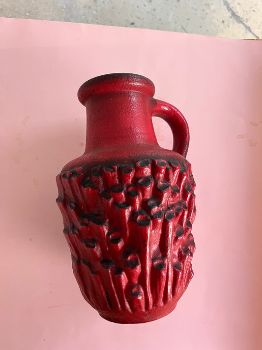 Vase 7587-25 rot von Carstens Keramik