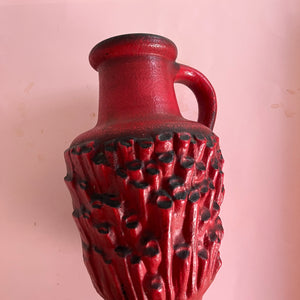 Vase 7587-25 rot von Carstens Keramik