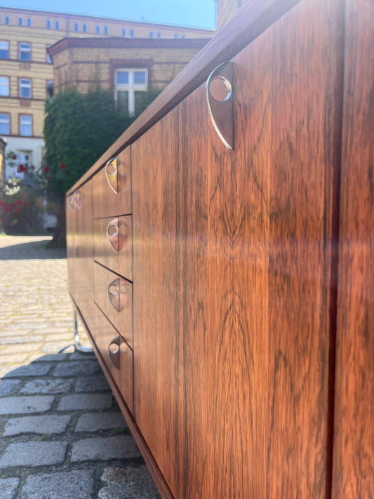 Sideboard Palisander Chrom 70er