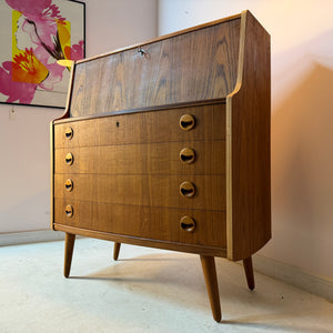 Sekretär Teak aus Dänemark