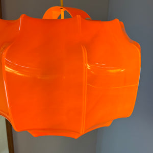 Hängelampe orange Kunststoff von Ilka Plast