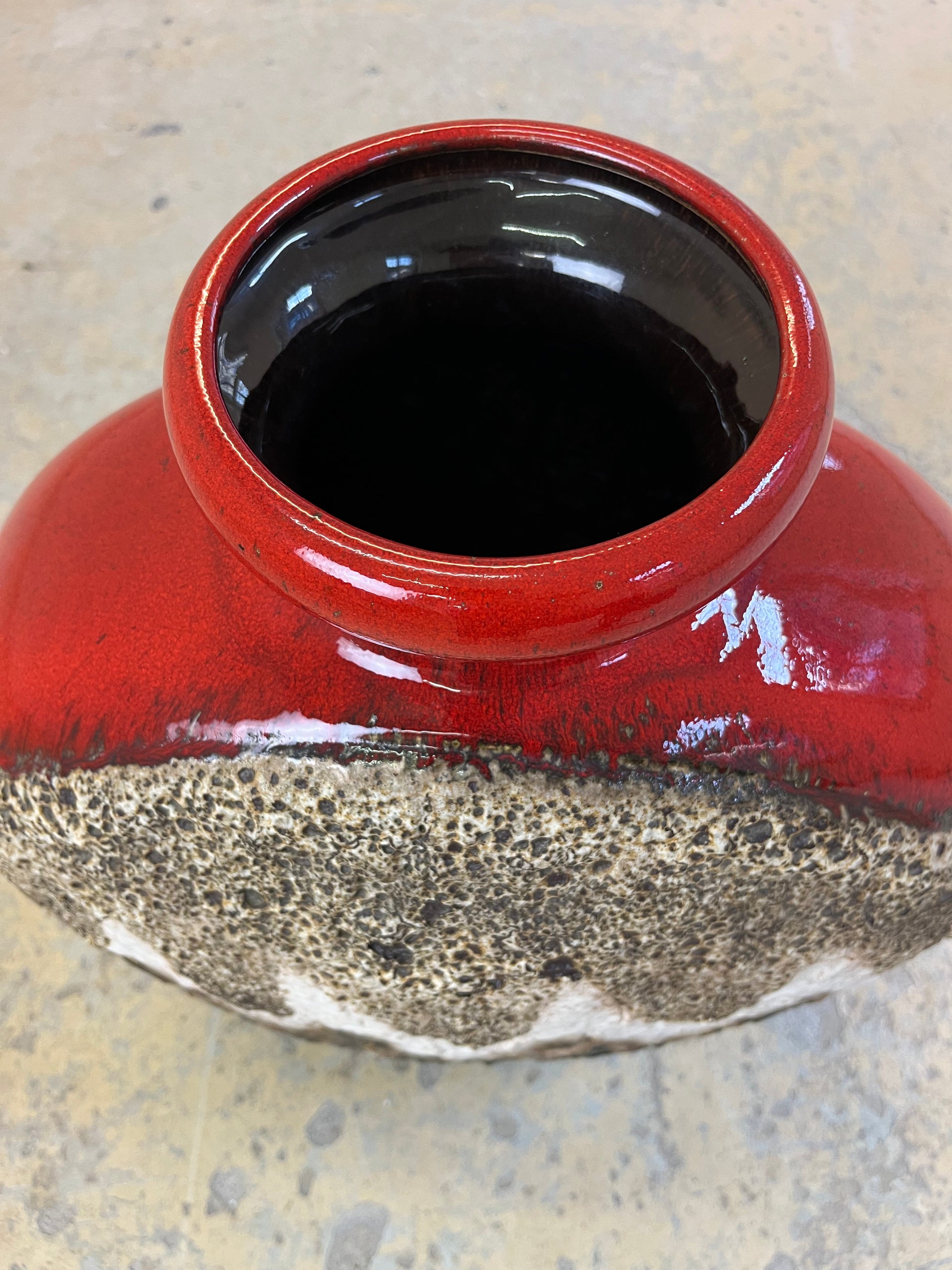 Bodenvase 102/50 rot braun von Dümler & Breiden