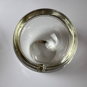 Kugelascher transparent Pressglas