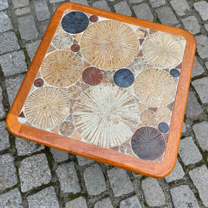 Couchtisch Teak Fliesen von Tue Poulsen für Haslev