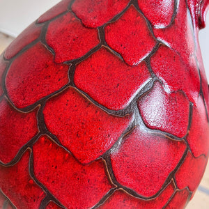 Bodenvase mit Drachenschuppen von Scheurich West Germany
