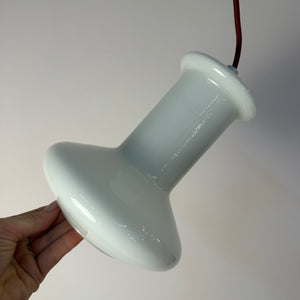 Hängelampe weiß glänzend Glas von Lyskær