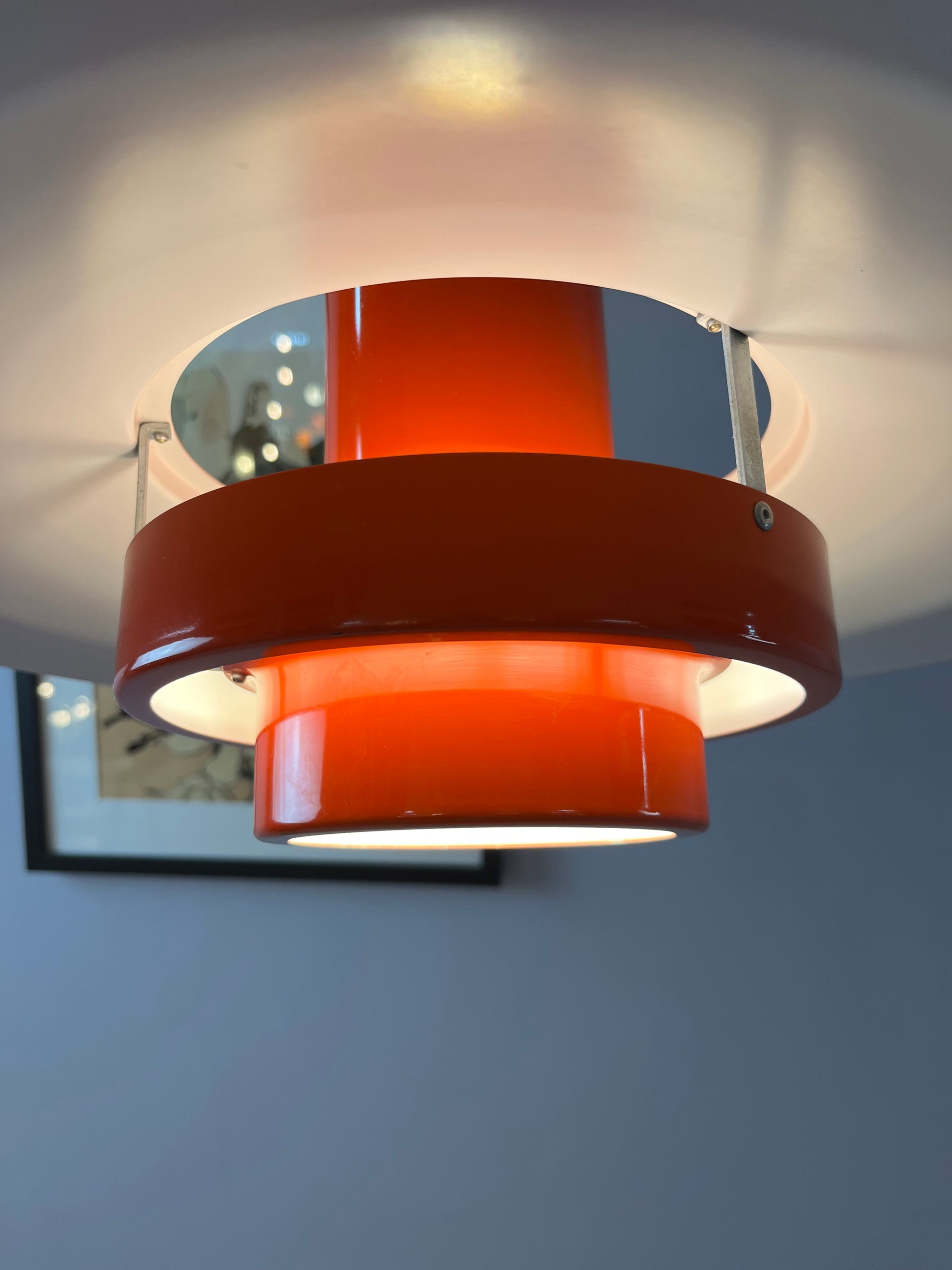 Hängelampe Falcon rot von Andreas Hansen für Fog & Mørup