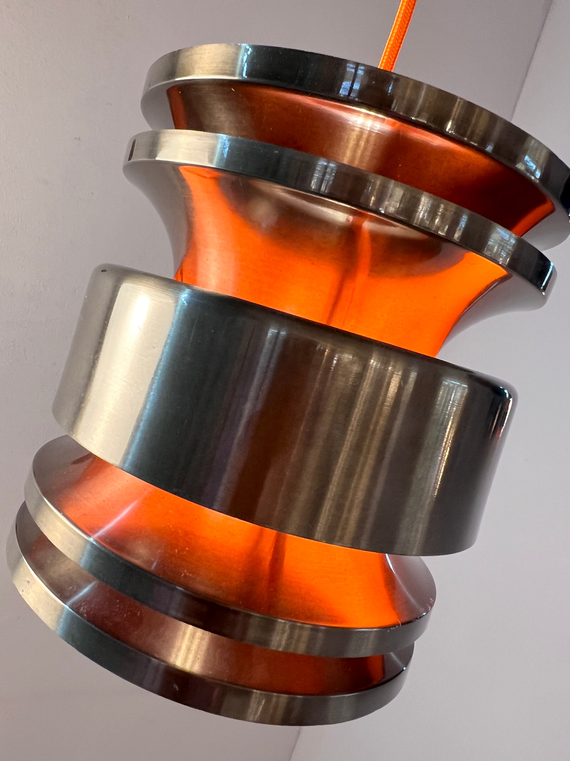 Hängelampe anthrazit orange von Carl Thore für Granhaga