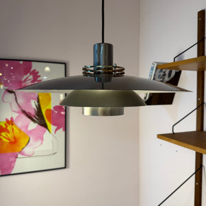 Lamellenlampe Leto silber kupfer von Top Lamper