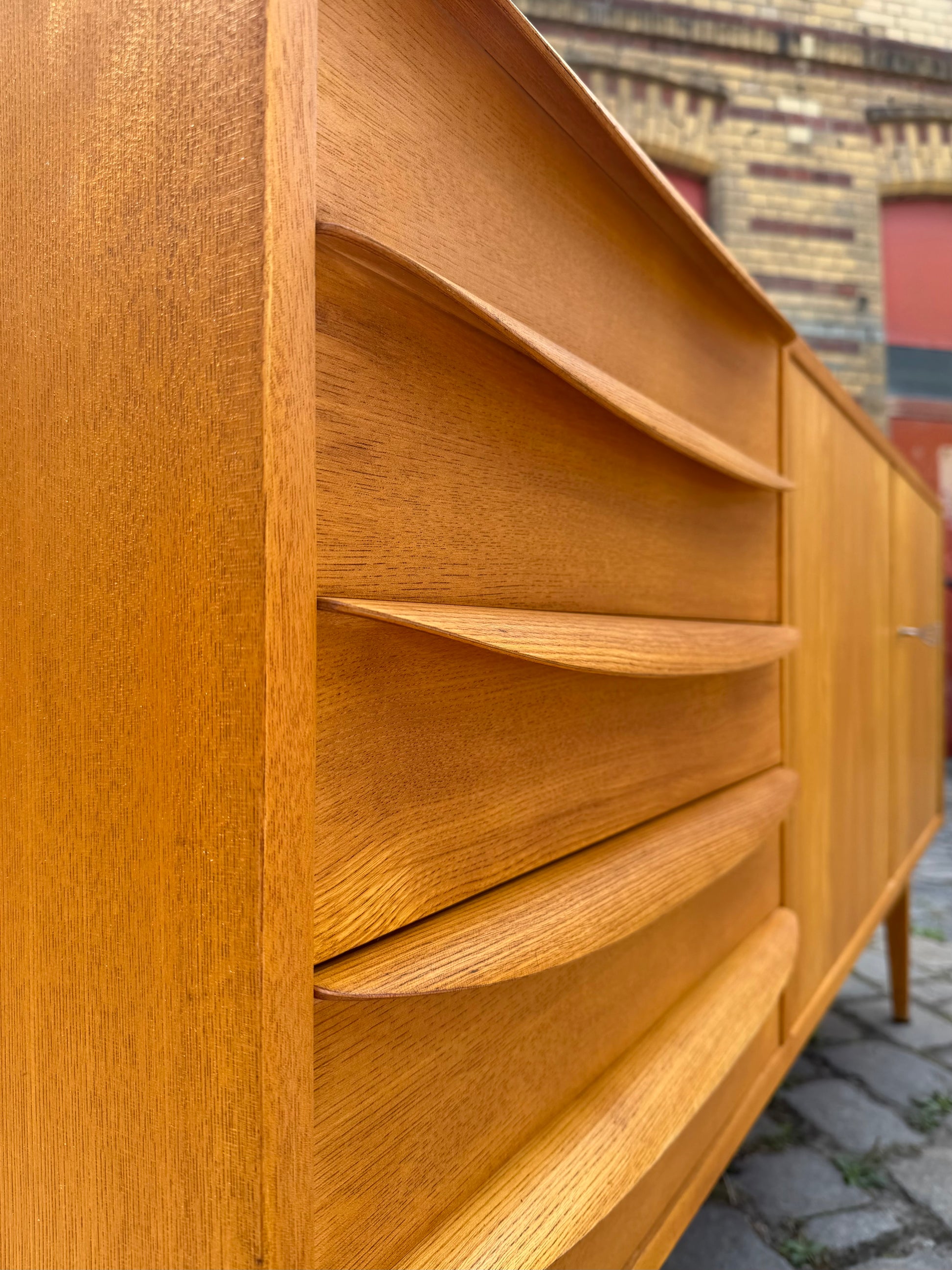 Sideboard Typ 602/K Esche von Franz Ehrlich für Hellerau