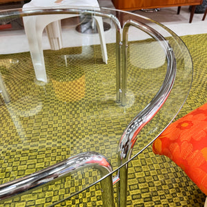 Couchtisch Glas & Chrom