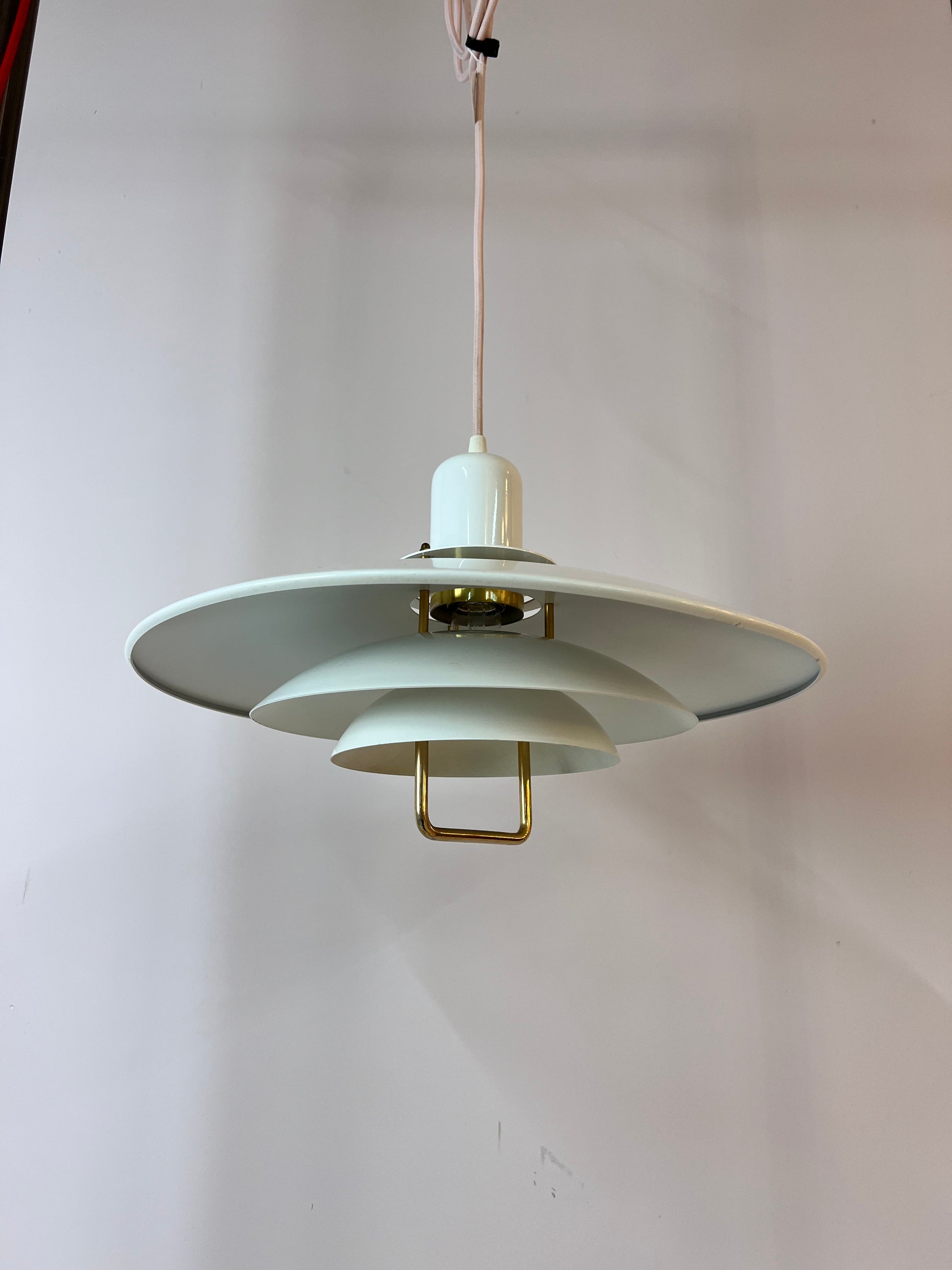 Lamellenlampe 'Rolly' weiß von Brevettato