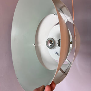 Lamellenlampe Zone weiß von Jo Hammerborg für Fog & Mørup