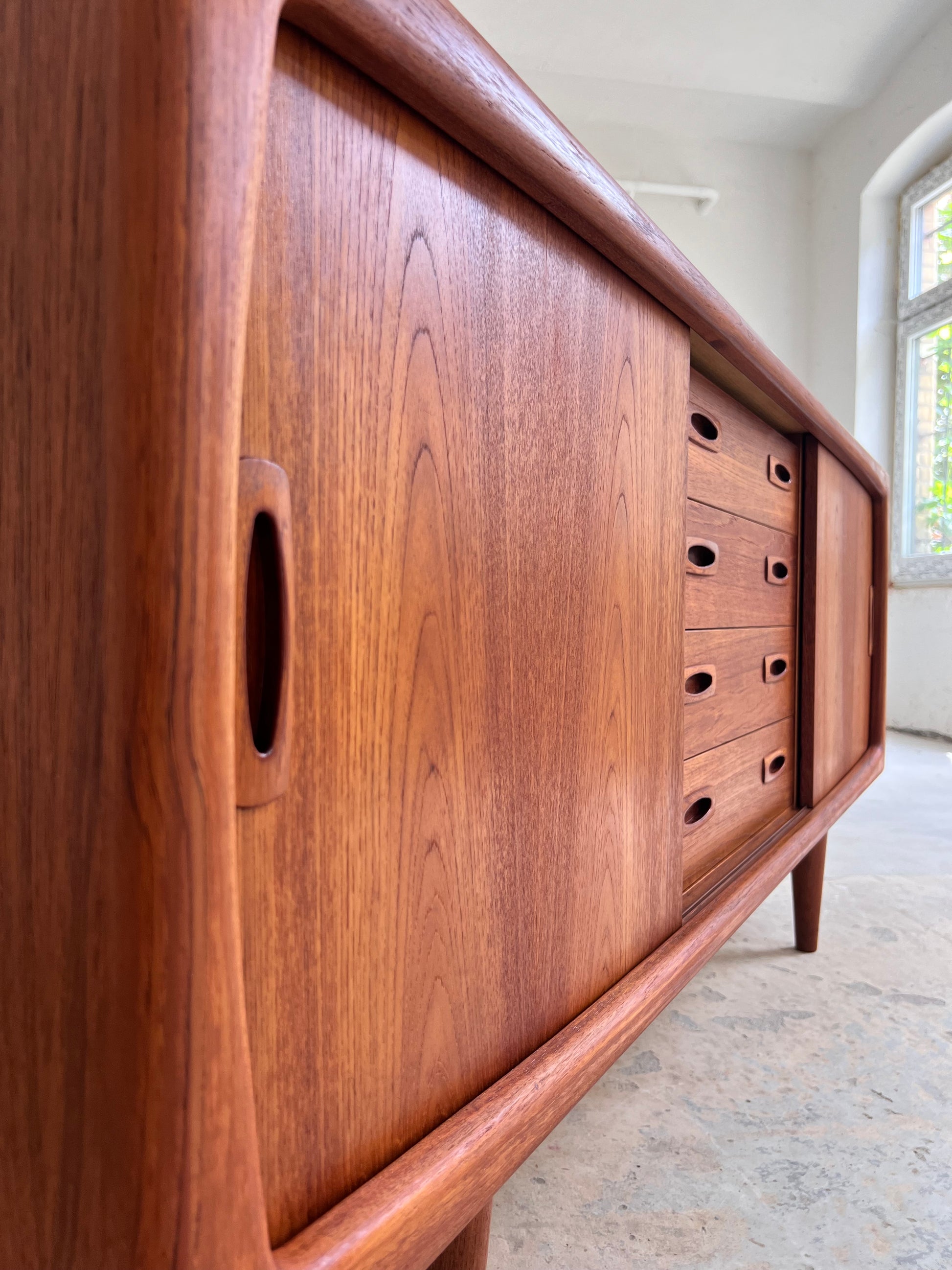 Sideboard Teak von H.P. Hansen - Breite 169 cm